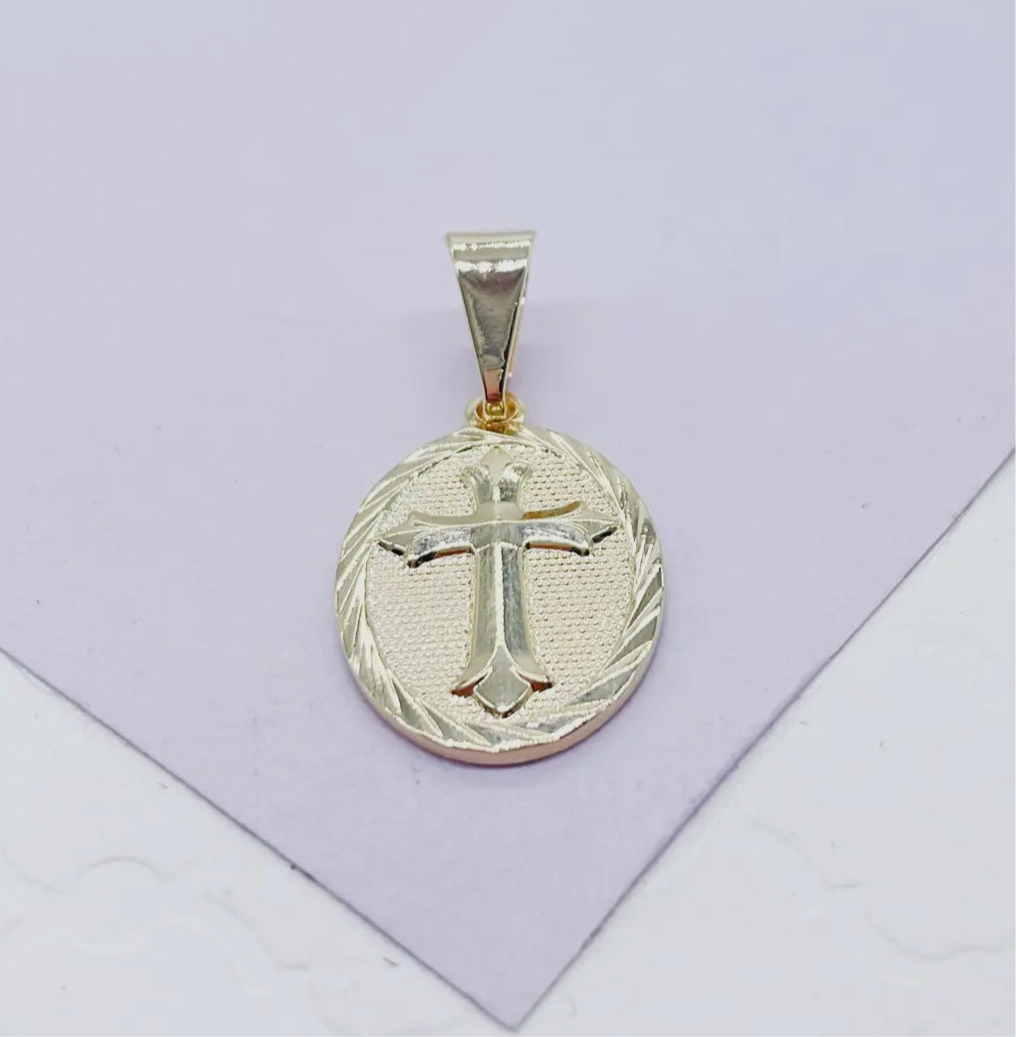 Oval Cross Pendant