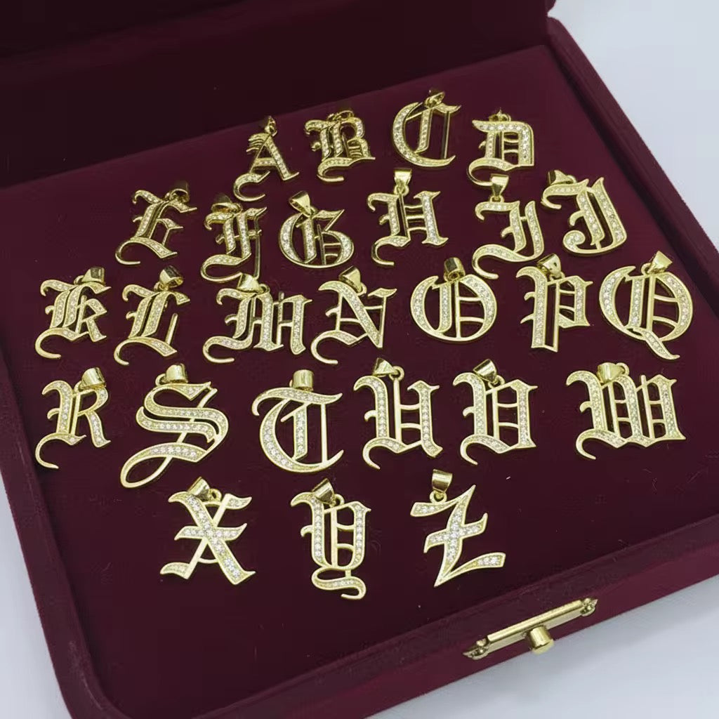XL Bling Initial