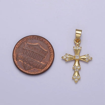 CZ Cross Pendant