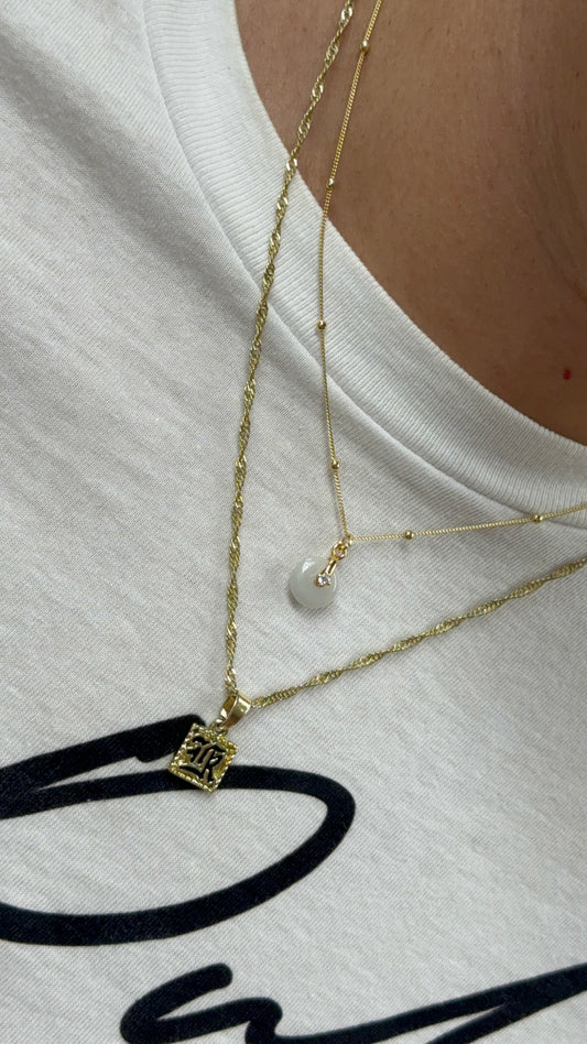 Beaded box chain