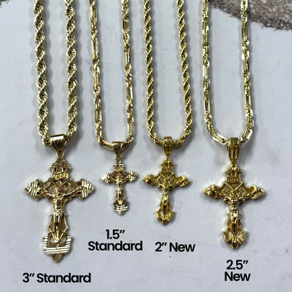 Inri Crucifix Cross Pendant