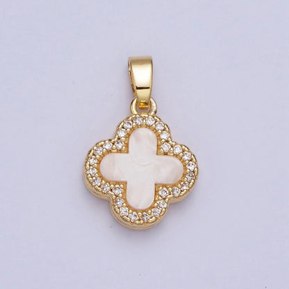 Double Sided Clover Pendant