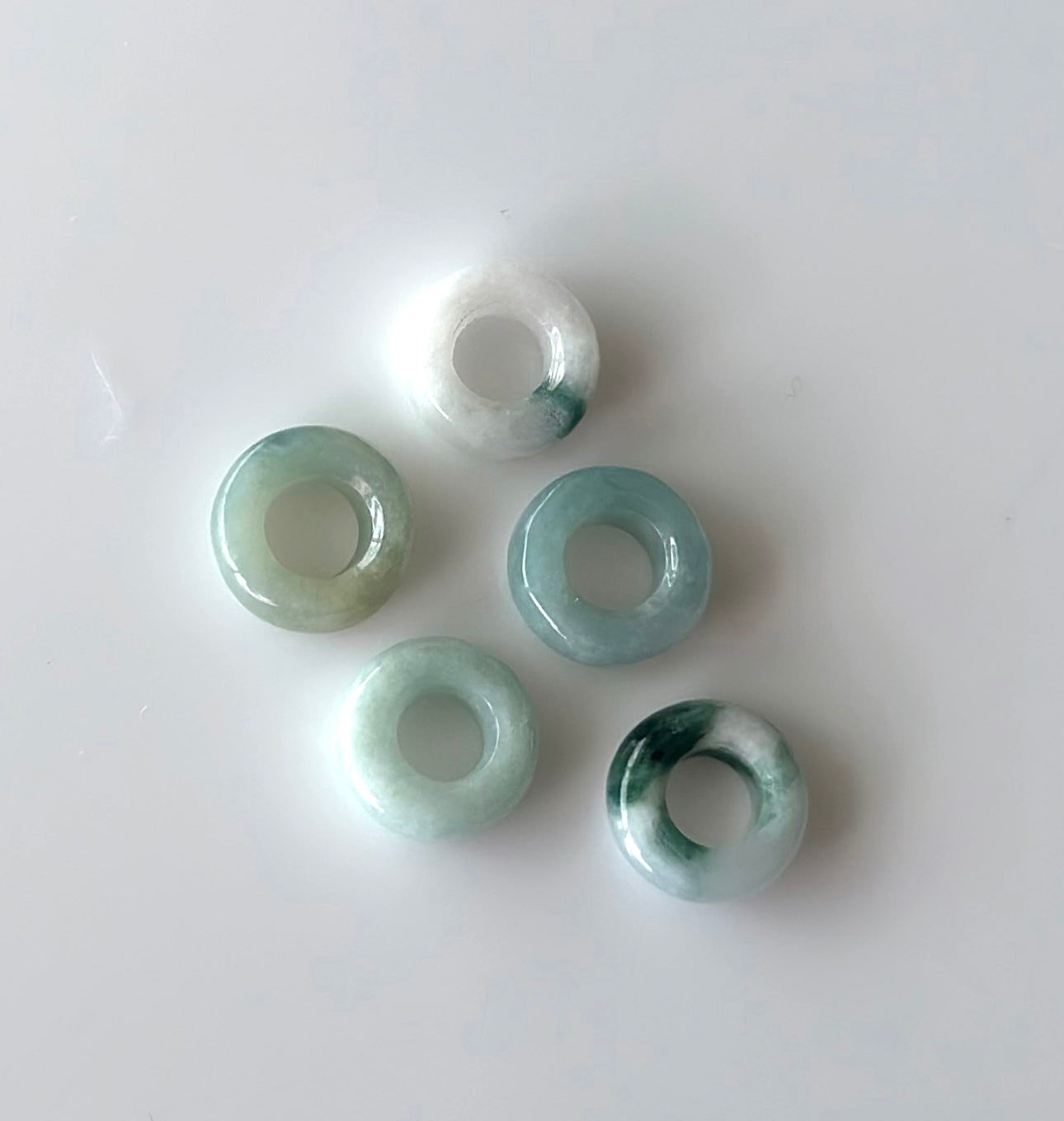 Natural Jade Ring Pendant