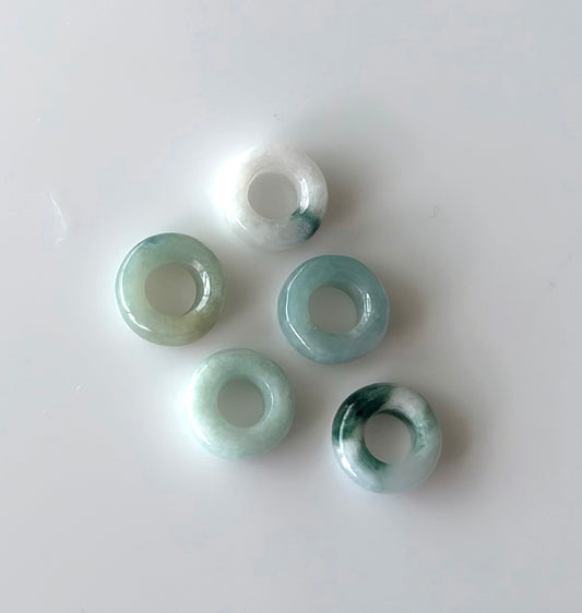 Natural Jade Ring Pendant