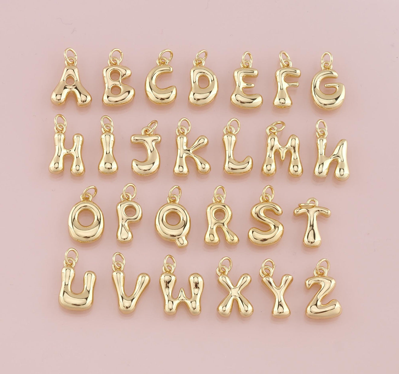 Dripp Letter Initial Pendant