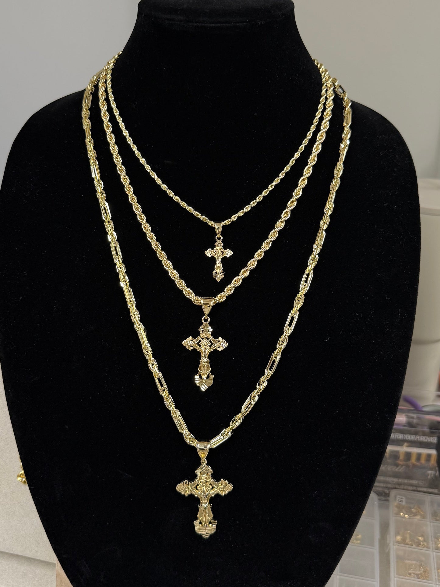 Inri Crucifix Cross Pendant