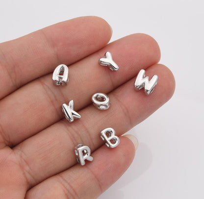 Mini Bubble Letters - Silver