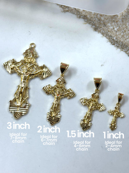 Inri Crucifix Cross Pendant