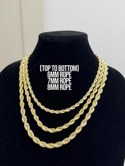 8mm Rope Chain