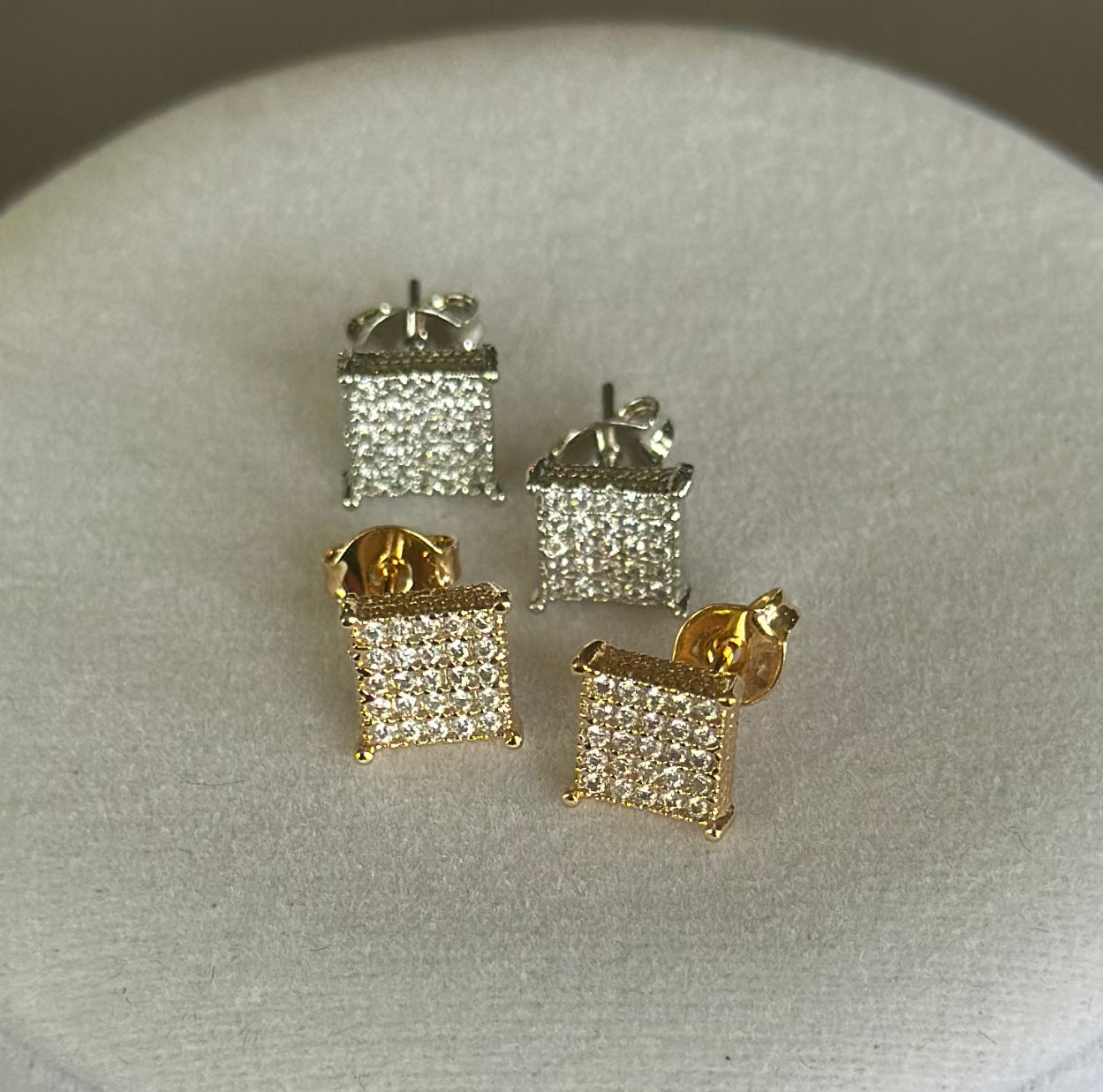 Boys/Men’s Square Earrings