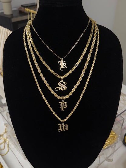 XL Bling Initial