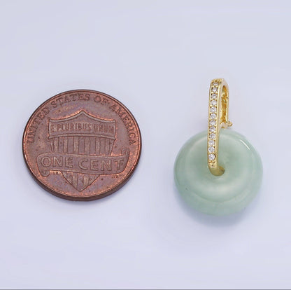 Gold Bar Jade Pendant