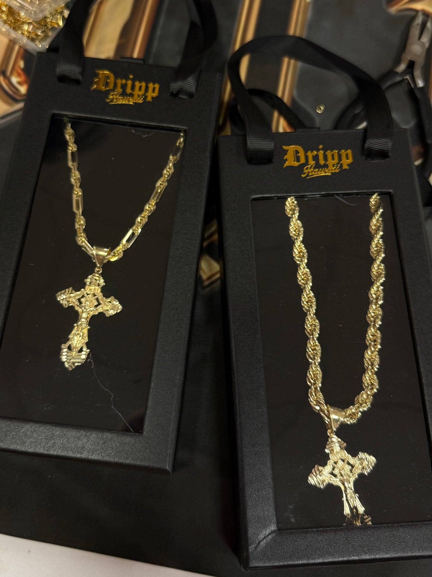 Inri Crucifix Cross Pendant