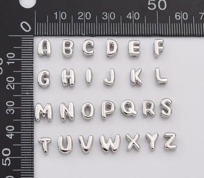 Mini Bubble Letters - Silver