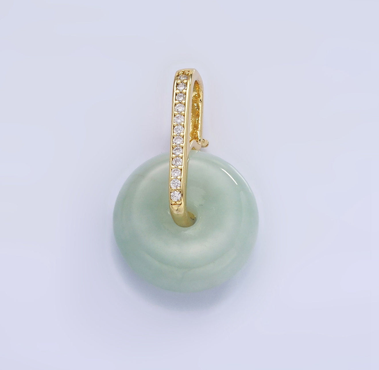Gold Bar Jade Pendant