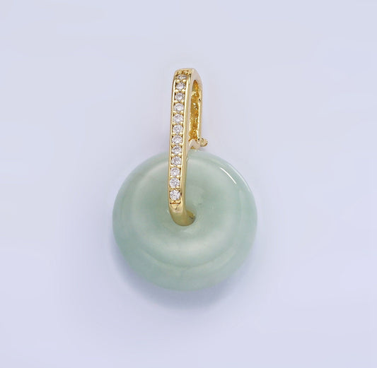 Gold Bar Jade Pendant