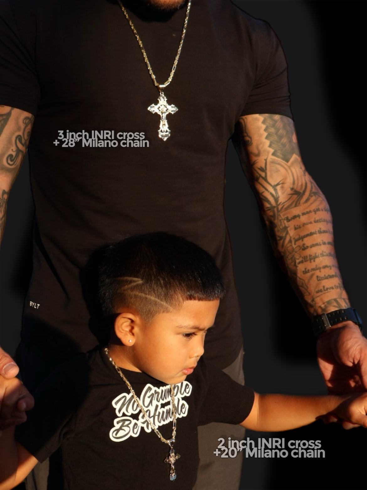 Inri Crucifix Cross Pendant