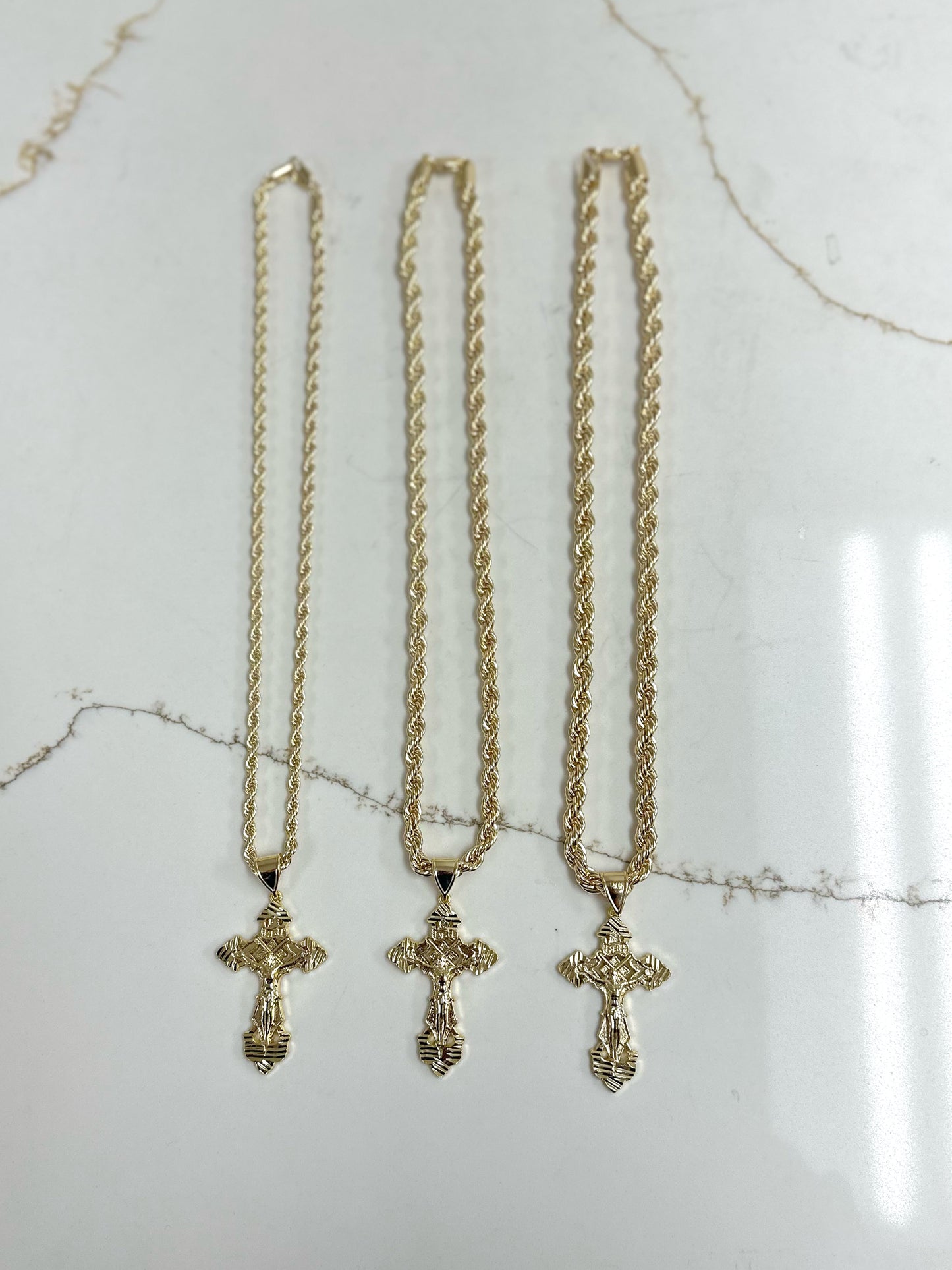 Inri Crucifix Cross Pendant