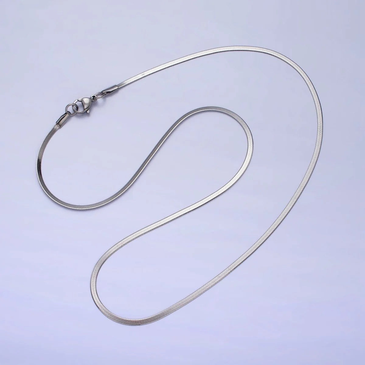 Silver Herringbone Chain