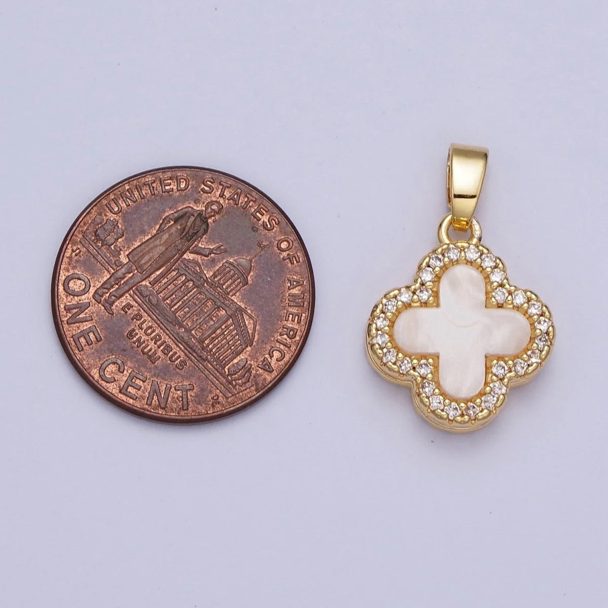 Double Sided Clover Pendant