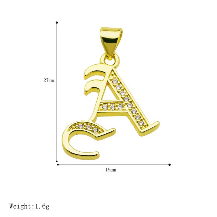 XL Bling Initial