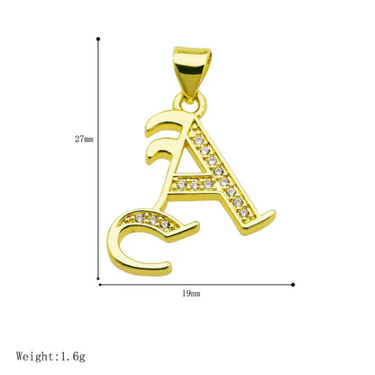 XL Bling Initial