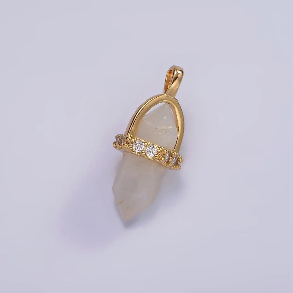 Moonstone Wand Pendant