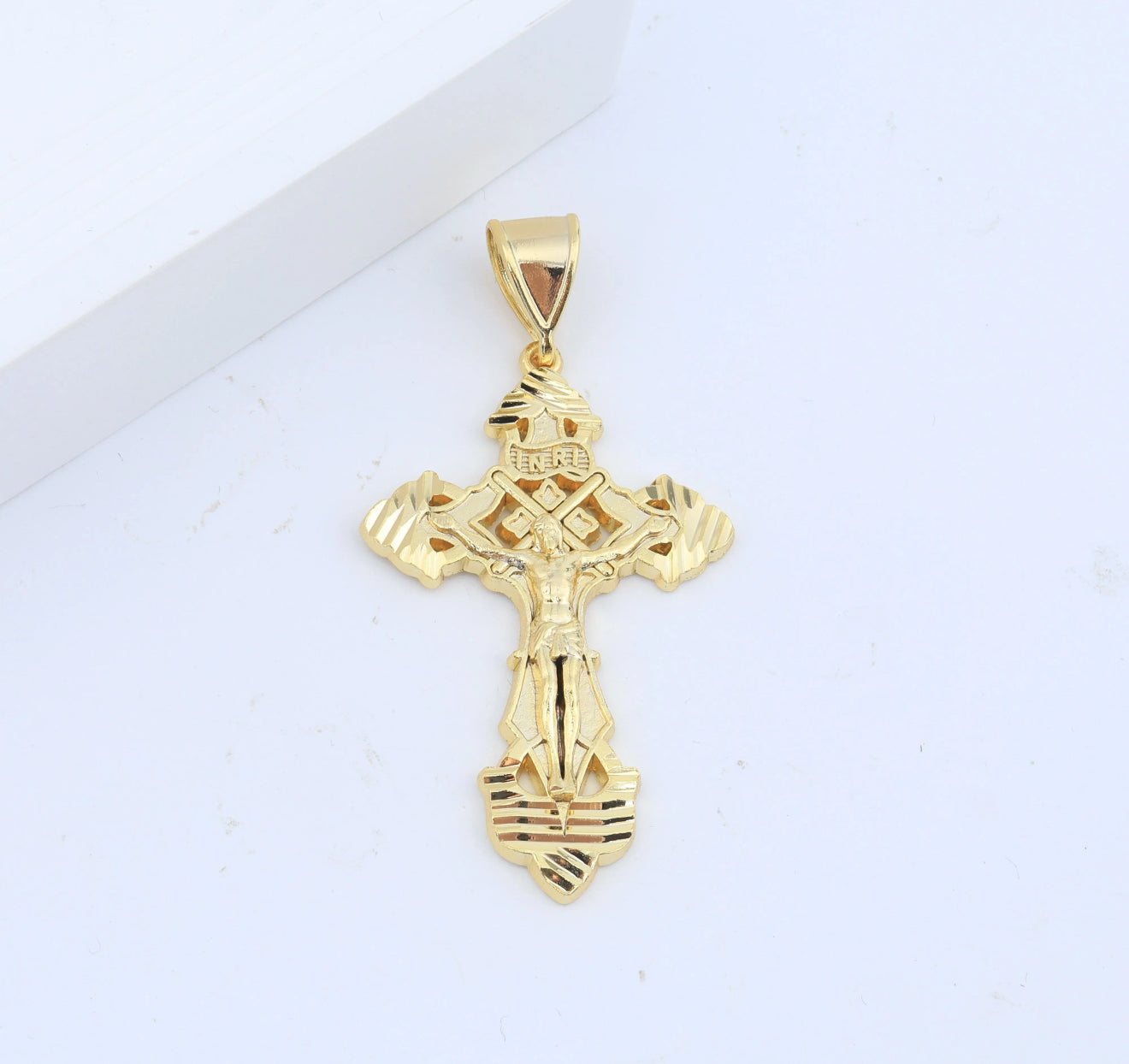 Inri Crucifix Cross Pendant