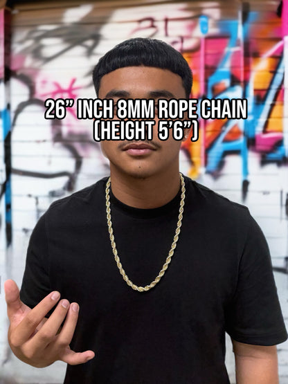 8mm Rope Chain