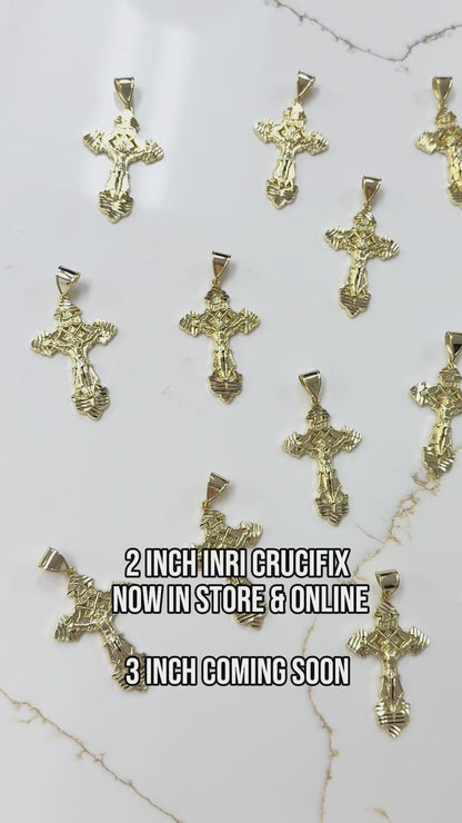 Inri Crucifix Cross Pendant